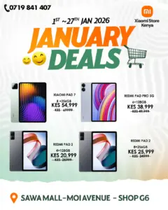 Redmi Pad tablet in Kenya