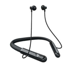 Black PAVAREAL H05 sport wireless neckband earphones with digital battery display
