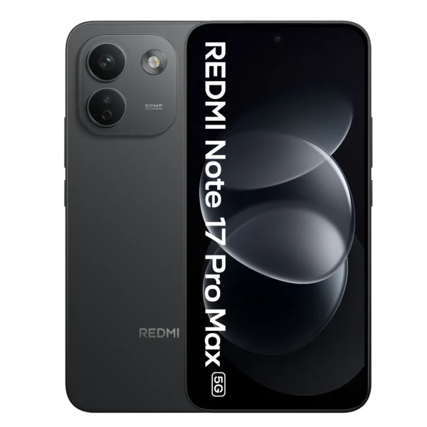 Redmi Note 17 Pro Max 5G 8GB 256GB and 512GB black smartphone - Xiaomi Store Kenya